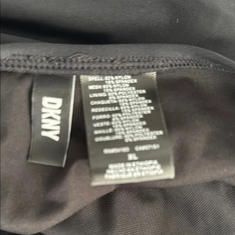 DKNY Black Classic One-Piece Swimsuit - Picture 6 of 6